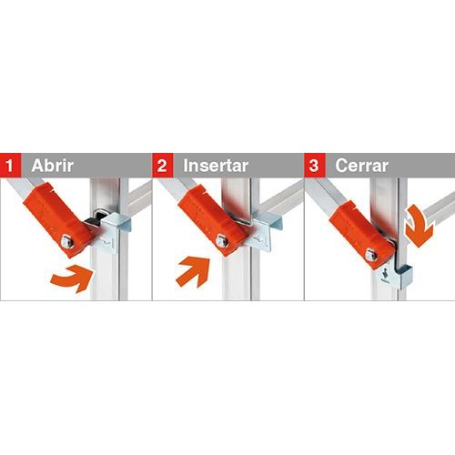 Andamio de aluminio con sistema de anclaje rápido Fast and Lock 100